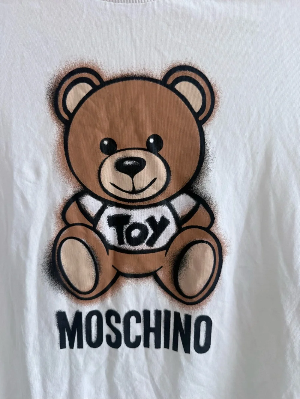 Moschino Teddy Graphic Long-Sleeve Tee